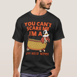 DU KAN INTE SKRÄMMA MIG, JAG ÄR EN LYCKLIG HALLOWI T SHIRT