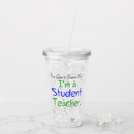 Du kan inte Skrämma mig Lärare i Student Take Away Mugg