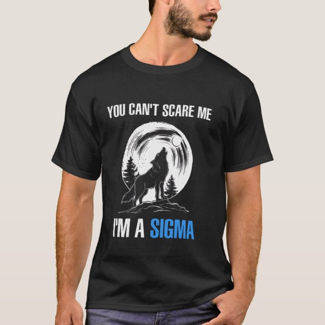Du kan inte Skrämma mig Lustigt Varg PM A T Shirt (Framsida)
