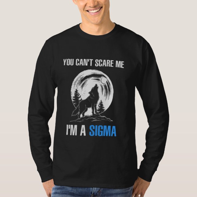 Du kan inte Skrämma mig Lustigt Varg PM A T Shirt (Framsida)
