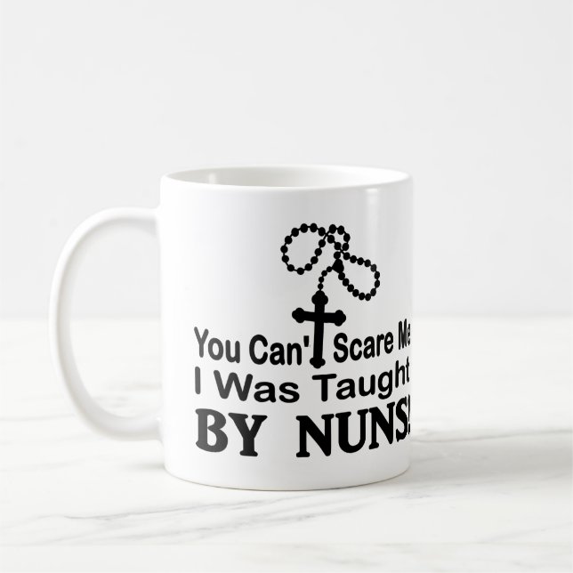 Du kan inte skrämma mig, mig undervisades av kaffemugg (Vänster)