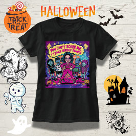 Du kan inte Skrämma mig... Mitten School Halloween T Shirt
