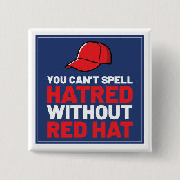 Du kan inte stava hat utan Red Hat Knapp