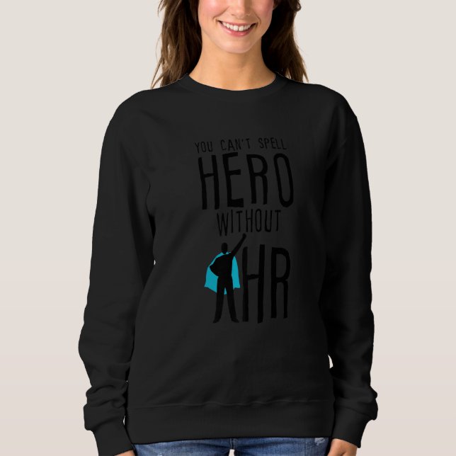 Du Kan Inte Stava Hjälte Utan Hr T Shirt (Framsida)