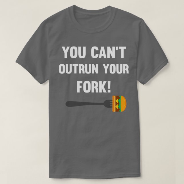 Du kan inte sticka ut från gaffeln t shirt (Design framsida)