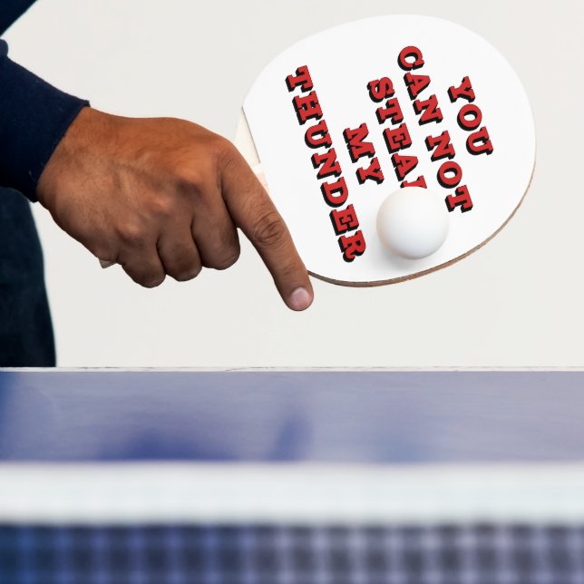 Du Kan Inte Stjäla Min Åska Roligt  Pingisracket (Insitu)
