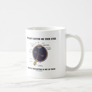 Du kan inte vara beroende av din Ögon-fantasi Kaffemugg