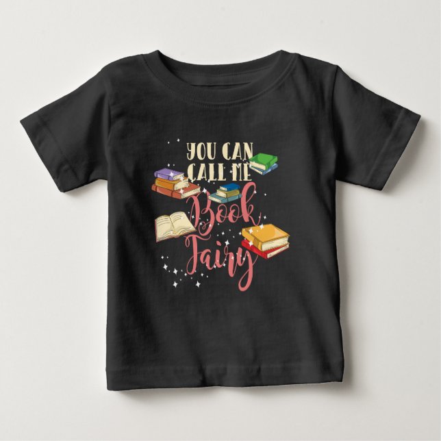 Du kan kalla mig Bok Fairy Nerd Future Librarian T Shirt (Framsida)