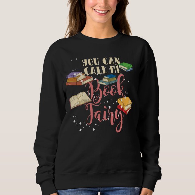 Du kan kalla mig Bok Fairy Nerd T Shirt (Framsida)