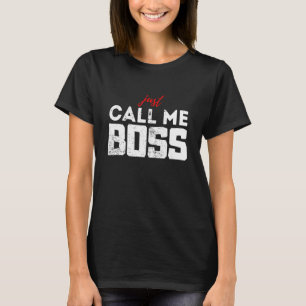 Du kan kalla mig chef, chefsutmärkelse 2 t shirt