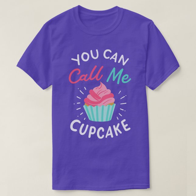 Du kan kalla mig Cuptårta T Shirt (Design framsida)