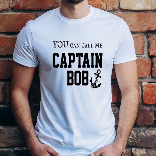 Du kan kalla mig kapten Bob T Shirt (Skapare uppladdad)