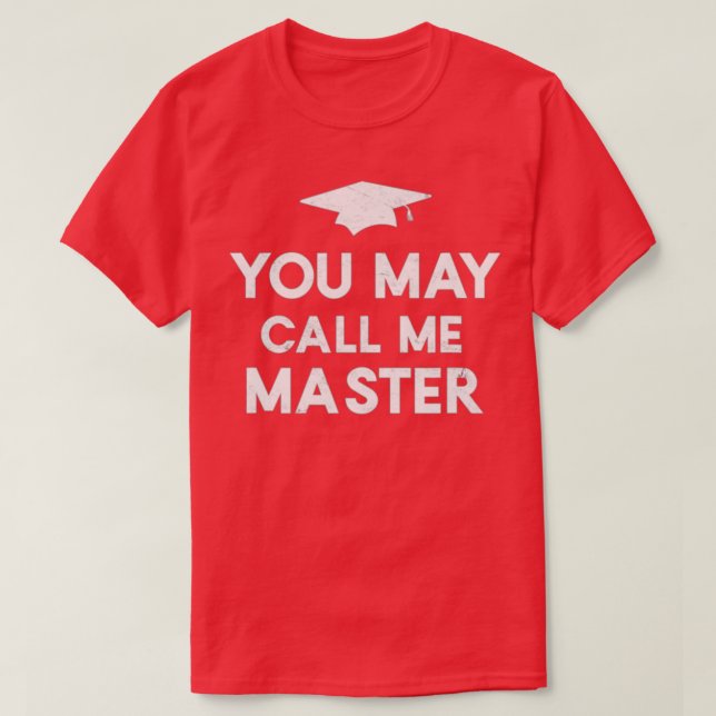 Du kan kalla mig magisterexamen 2021 t shirt (Design framsida)