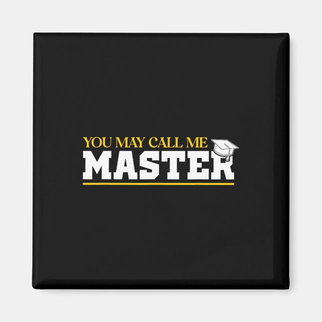 Du kan kalla mig magisterexamen 2025 magnet (Framsidan)