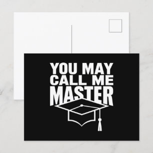 Du kan kalla mig magisterexamen i Student 2024 Vykort
