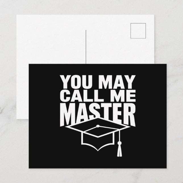 Du kan kalla mig magisterexamen i Student 2024 Vykort (Fram/baksida)