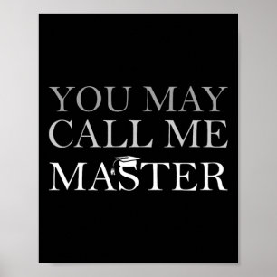 Du kan kalla mig magisterexamen i Student 202 Poster
