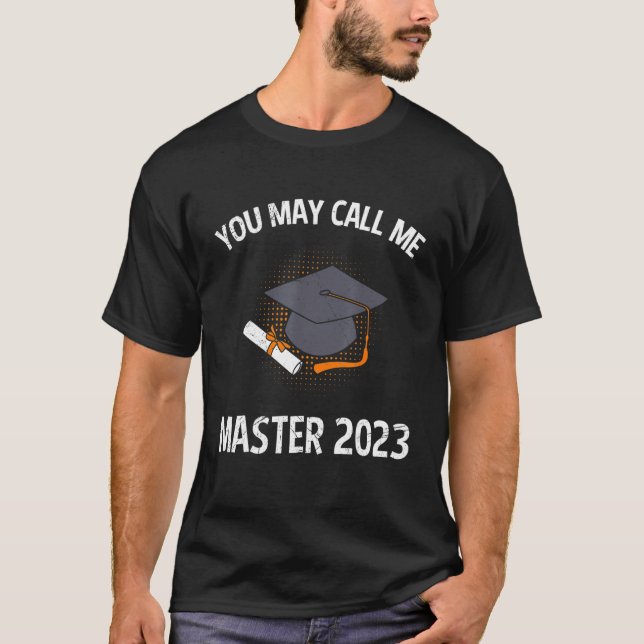 Du kan kalla mig master 2023-examen t shirt (Framsida)