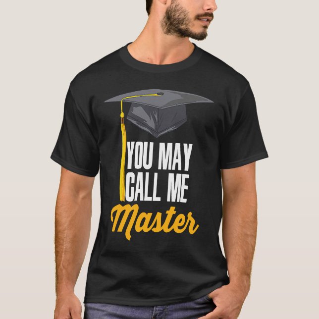 Du kan kalla mig masterexamen i Studenten T Shirt (Framsida)