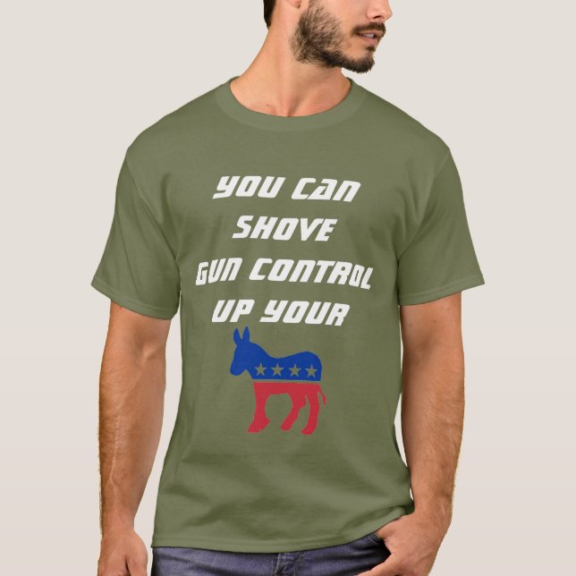 DU KAN KNUFFA VAPENKONTROLLT-TRÖJA T SHIRT (Framsida)