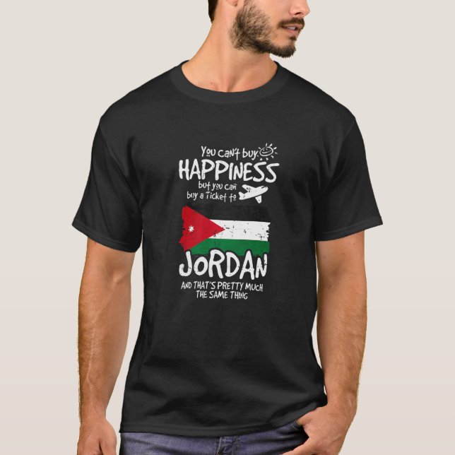 Du kan köpa en Biljett till Jordanien T Shirt (Framsida)