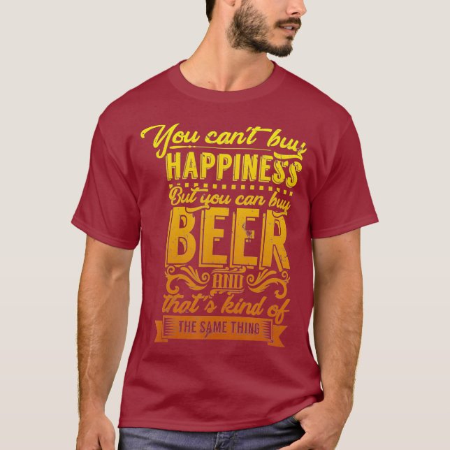 Du kan köpa lycka, men du kan köpa hantverk t shirt (Framsida)