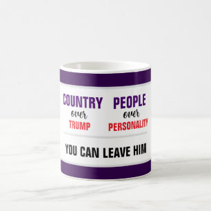 Du kan Lämna Trump Land över Party Kaffemugg