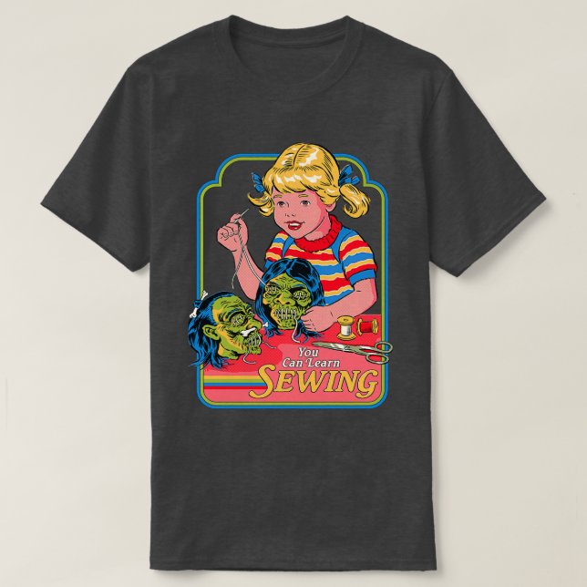 Du kan lära dig att syna t shirt (Design framsida)