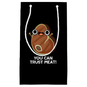 Du kan lita på Kött Funny Steak Pun Mörk BG