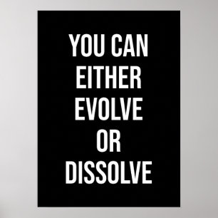 Du kan lösa upp eller lösa upp, gym, Hustle Succes Poster