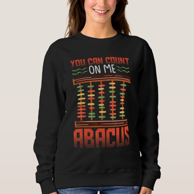 Du kan räkna med mig Math Abacus Math Teacher Math T Shirt (Framsida)