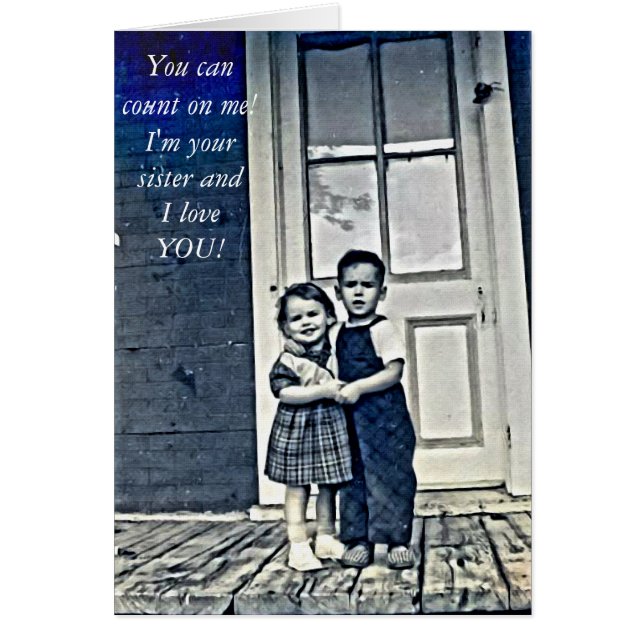 Du kan räkna på mig… hälsningskort (Framsidan)