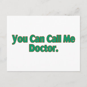 Du kan ringa mig Doktor. Vykort