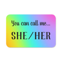 "Du kan ringa mig.. Hon/hennes Pronouns Pin