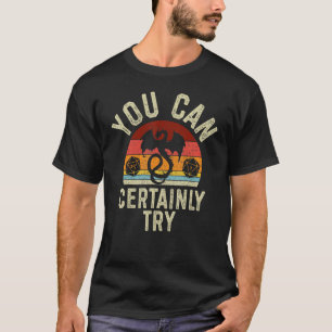 Du kan säkert prova D20 Dice RPG Dragons Gamer T Shirt
