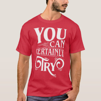 Du kan säkert prova typografi t shirt