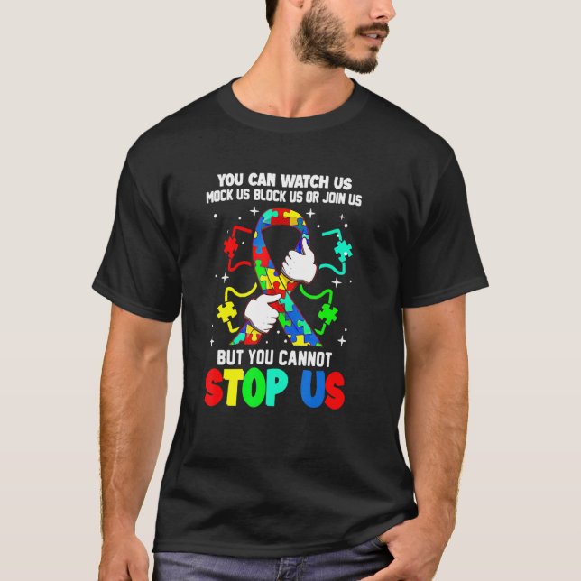 Du kan se oss lockas av oss eller Gå med oss T Shirt (Framsida)