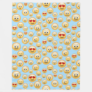 Du kan skräddarsy, det Emoji partyet Fleecefilt