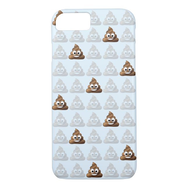 Du kan skräddarsy, poopen Emoji Case-Mate iPhone Skal (Baksida)