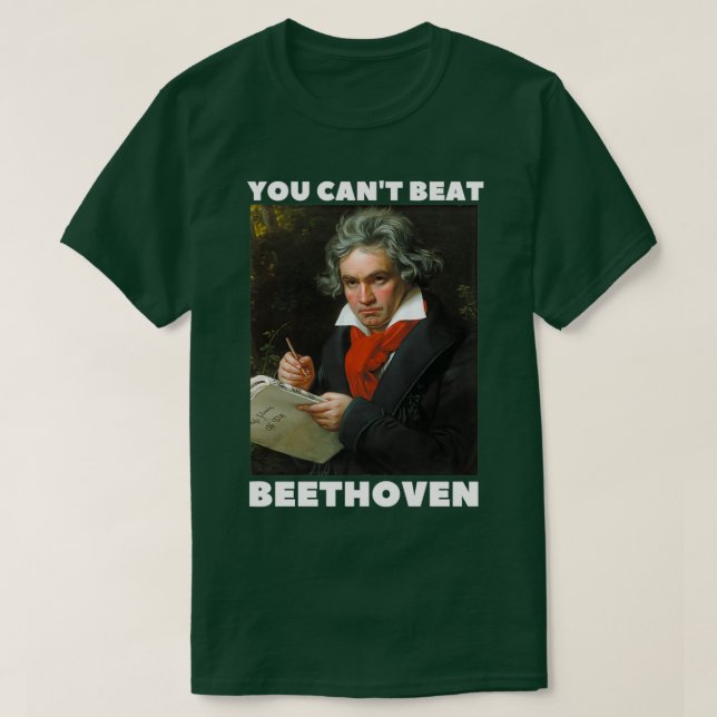 du kan slå beethovens t shirt (Design framsida)