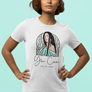 Du kan sluta citera Löv från historiens motiv T Shirt
