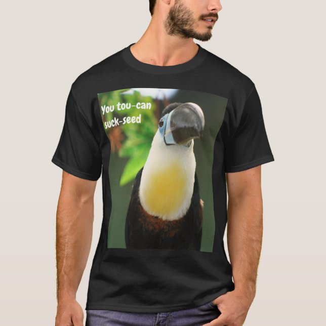 Du kan suga på frön t shirt (Framsida)