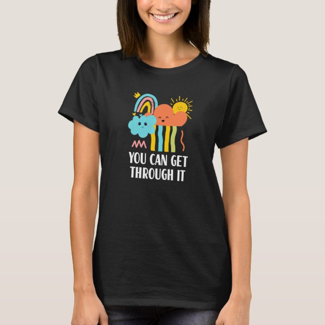Du kan ta dig igenom Ord Humor-offerter T Shirt (Framsida)