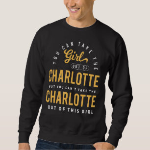 Du kan ta ut flickan från Charlotte North Sång Lång Ärmad Tröja