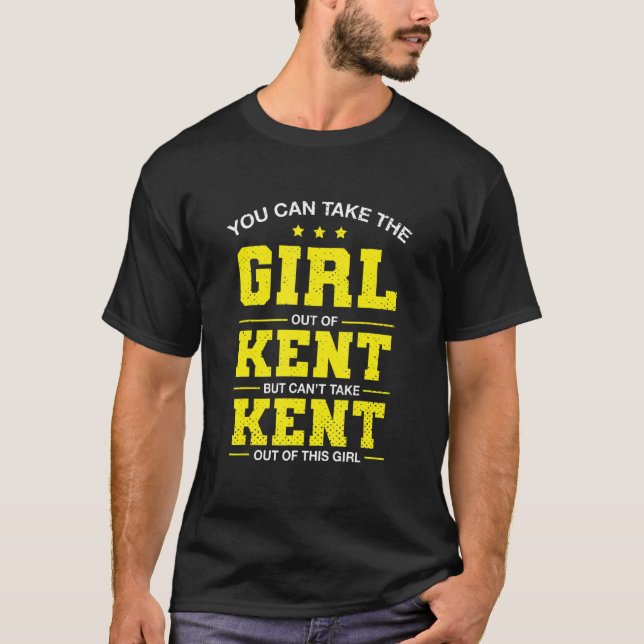 Du kan ta ut flickan från Kent Washington Girlf T Shirt (Framsida)