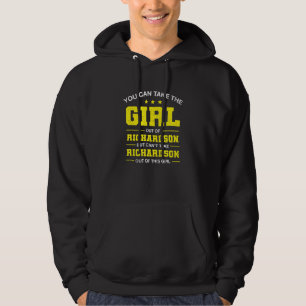 Du kan ta ut flickan från Richardson Texas Girl Hoodie