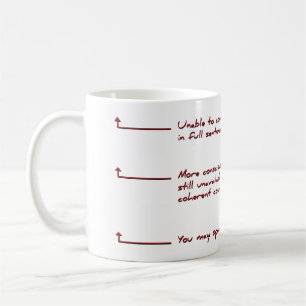 Du kan tala med kaffe Mugg