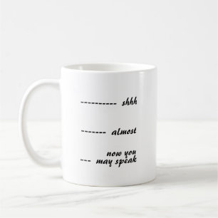 Du kan tala nästan nu kaffemugg