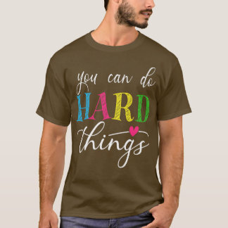 Du kan testa Sak hårt för lärare m T Shirt