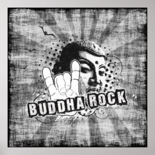 Du kan uppnå NIRVANA genom Sten & Roll! Poster